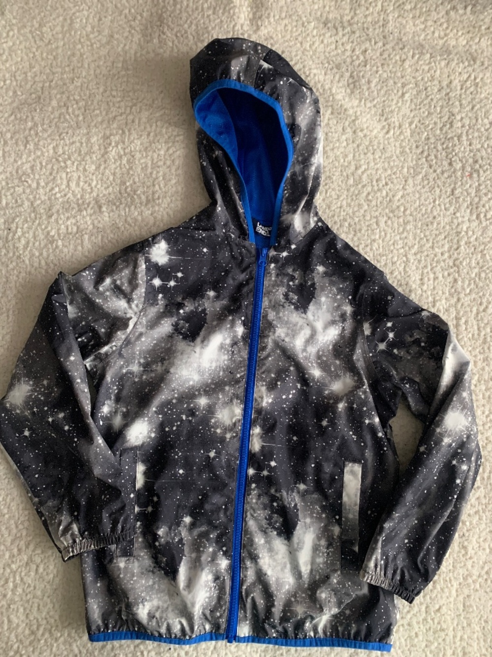 Lands End boys rain jacket